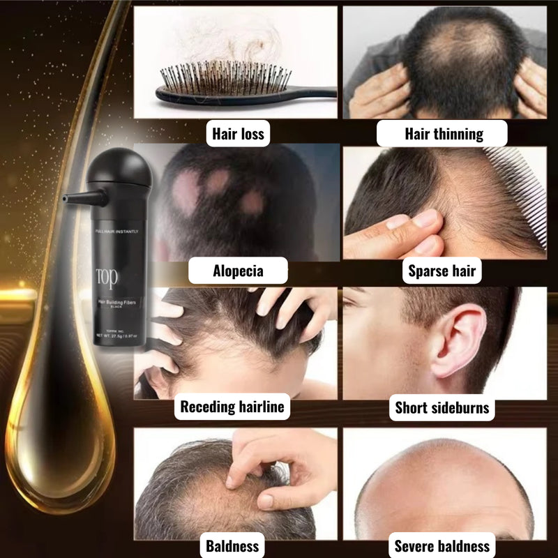 Instant Keratin Hair Fiber – Dickeres Haar in Sekunden 