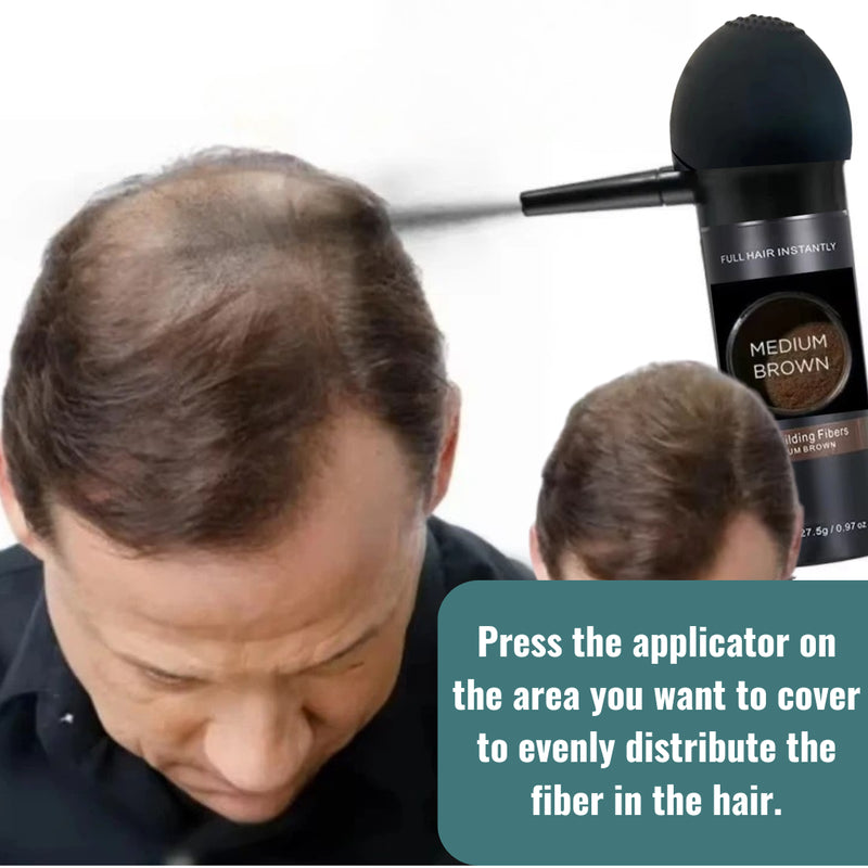 Instant Keratin Hair Fiber – Dickeres Haar in Sekunden 