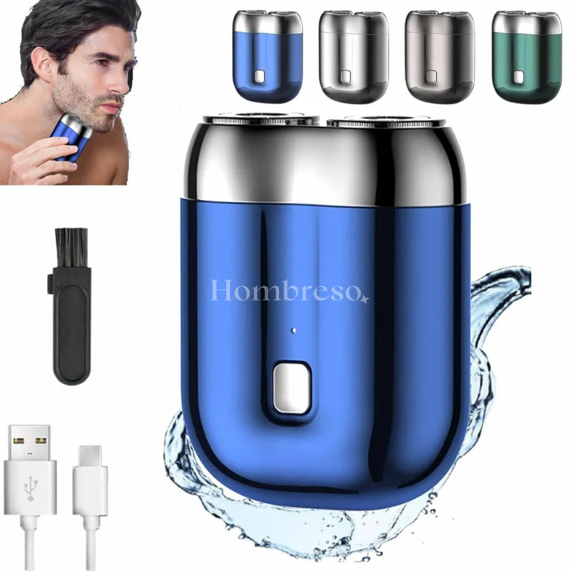 Portable Dual Electric Shaver with USB Charging - Perfect Beard Anywhere